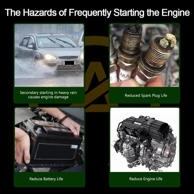 Start Stop Bypass Kit Engine Start Stop Override Intelligent Start Stop Memory Function Device for Car Ensures Longevity