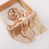 Premium Malaysia Satin Tudung Hijab Islamic Veil Headscarf Crinkle Plain Color Satin Crepe Scarf Muslim Women Shawl Wrap