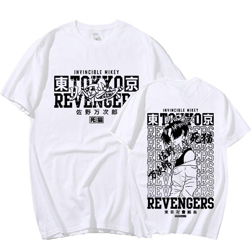 Hot Japanese Anime Tokyo Revengers T Shirt Unisexjiro Sano Mikey Short Sleeve Oversized T-shirts Tops Harajuku Streetwear Unisex
