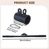 Barbell Row Attachment Gym Accessories Straight LAT Bar Easy to Install Fits 2 inch T
