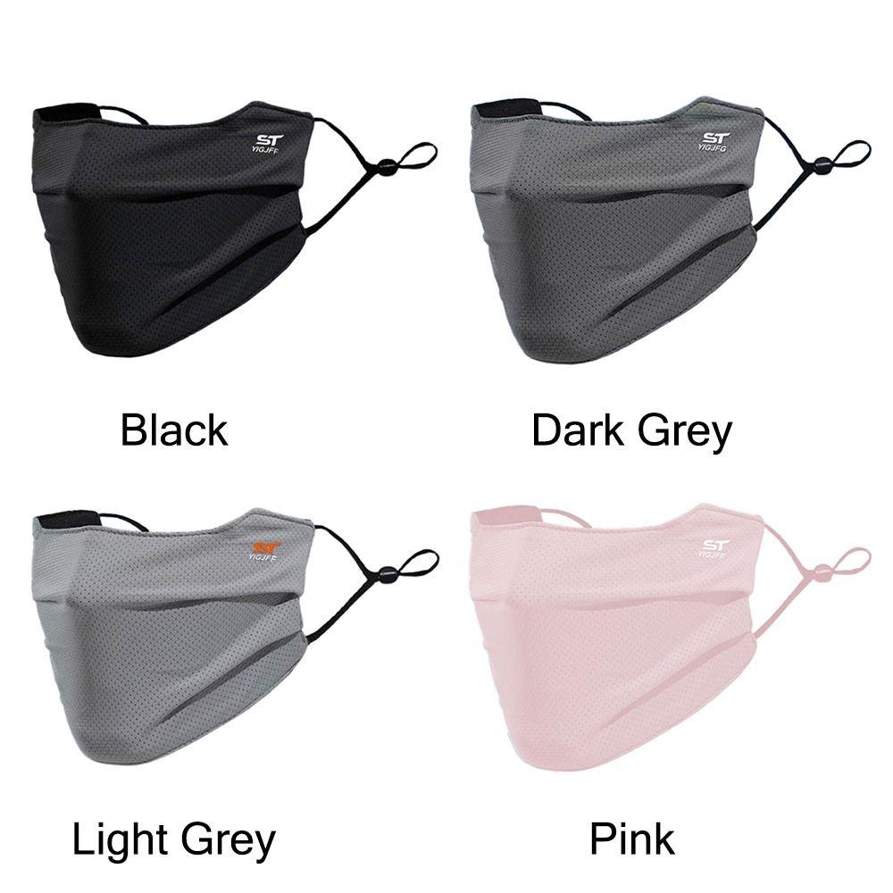 Washable Sun Protection Face Mask Nylon Face Cover Sunscreen Mask UV Face Shield  Outdoor