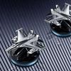 Solar-Powered Rotating Helicopter Car Air Freshener with Light Sensor
