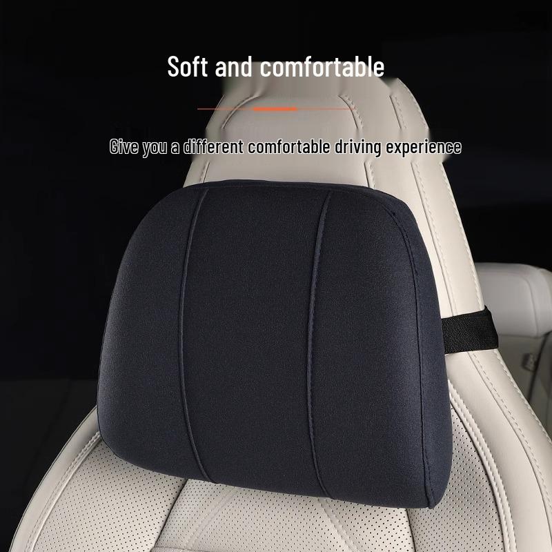 Car Seat Memory Foam Headrest & Lumbar Support Pillow