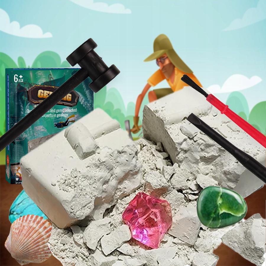[PACZA][1] Archaeology Set for Children Crystal Mine Z777