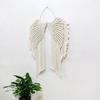 Macrame Wing Tapestry with Tassels Background Wall Decoration Wall Hanging Ornaments  Bedroom