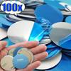 1/100pc Magnetic Metal Plate Disk Iron Sheet Car Phone Holder Stickers Magnet Tablet Desk Phone Car Stand Mount Round for IPhone