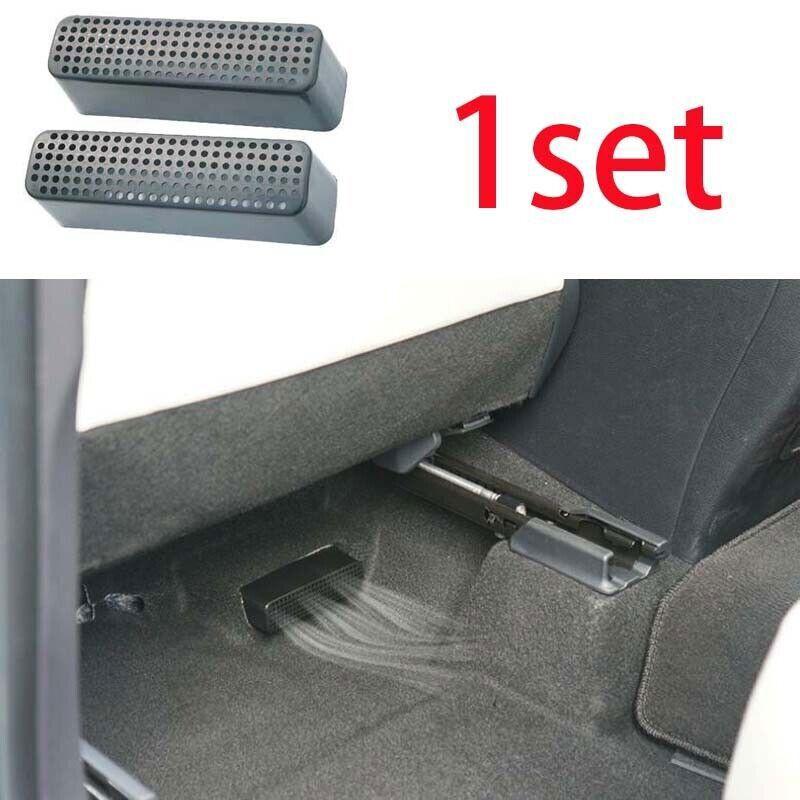 For Toyota Corolla Cross Seat L&R Air Outlet Dust Vent 2pc - Matte Black