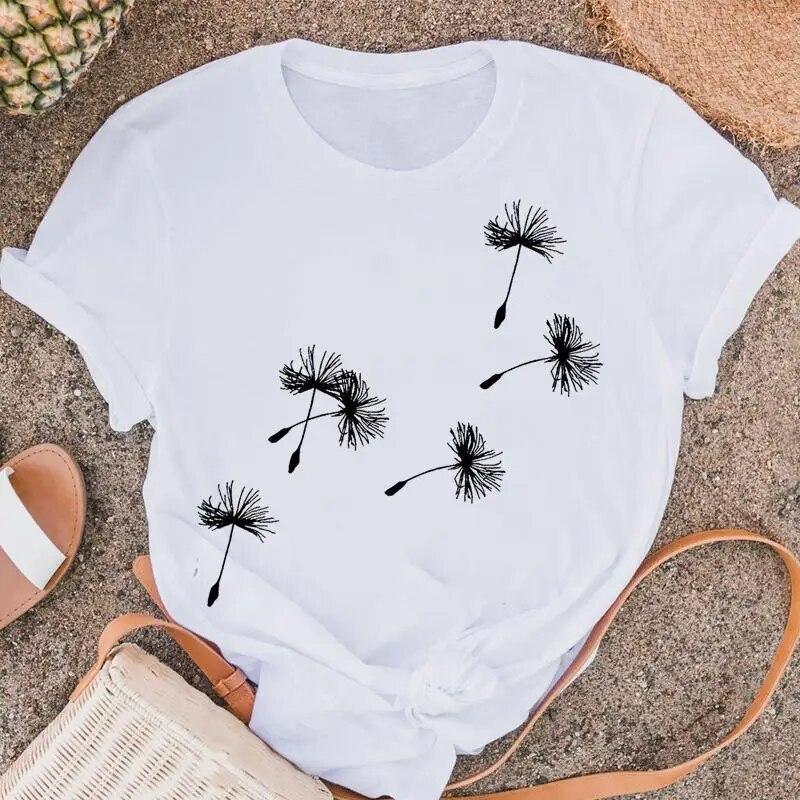 Женские футболки в стиле фламинго — фото 21