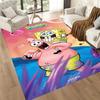 Spongebob Reading Adventure Square rugs are a great choice for living rooms, bedrooms, home décor, and as gifts.