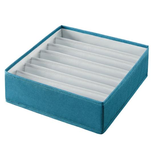 Organizator de sertar, pliabil, utilizat pe scară largă, poliester, grile separate simple, suport pentru lenjerie intimă pentru casă