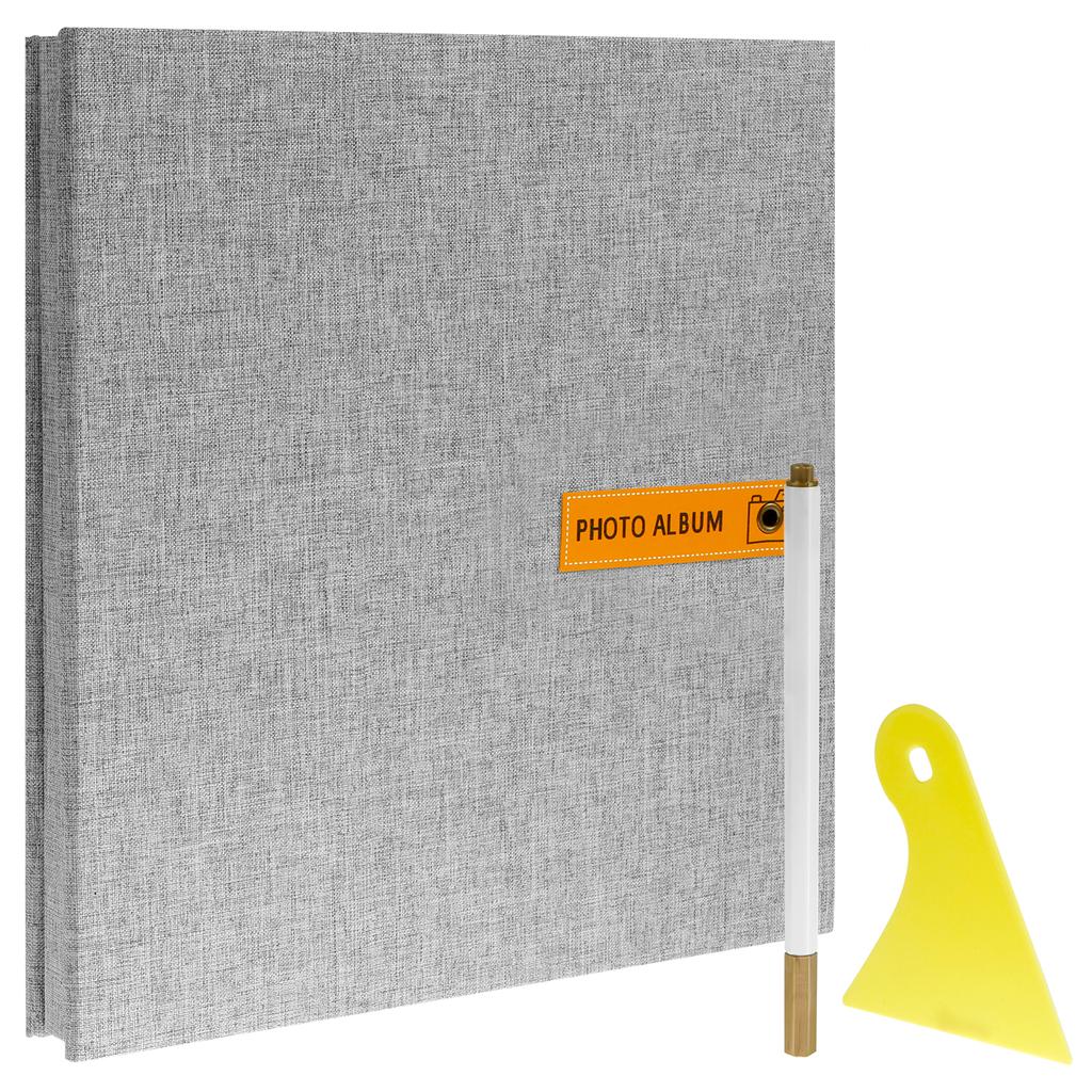 40 Seiten Große Fotoalben Selbstklebendes Scrapbook-Papier DIY Scrapbooking-Album für Hochzeits-Jubiläumsgeschenke Erinnerungsbücher
