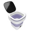 Portable   Washing Machine Small Clothes Foldable Laundry Machine with 3 Cleaning Modes for Hotel Home Apartment