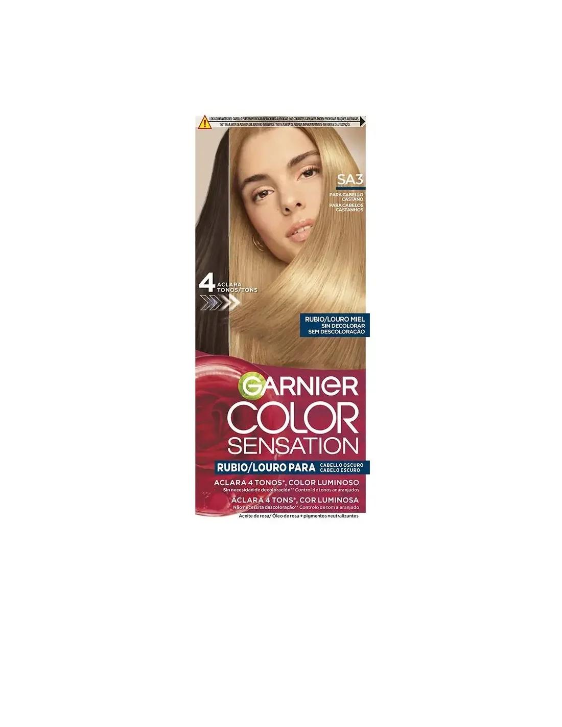 

Garnier Color Sensation Краска Светлый Блонд Без Осветления Для Темных Волос Медовый Блонд 5 шт.
