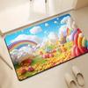 Three-dimensional Flower Diatom Mud Floor Mat Bathroom Carpet Toilet Footpad Super Absorbent Washstand Mats Home Entry Decor Rug