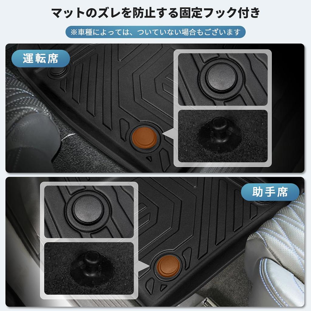 New T33 Floor 3D TPE Easy 3D Custom Interior Protective Set T33 Series Floor X-TRAIL Mats, Vehicle-Specific Design, Material, Non-Slip,