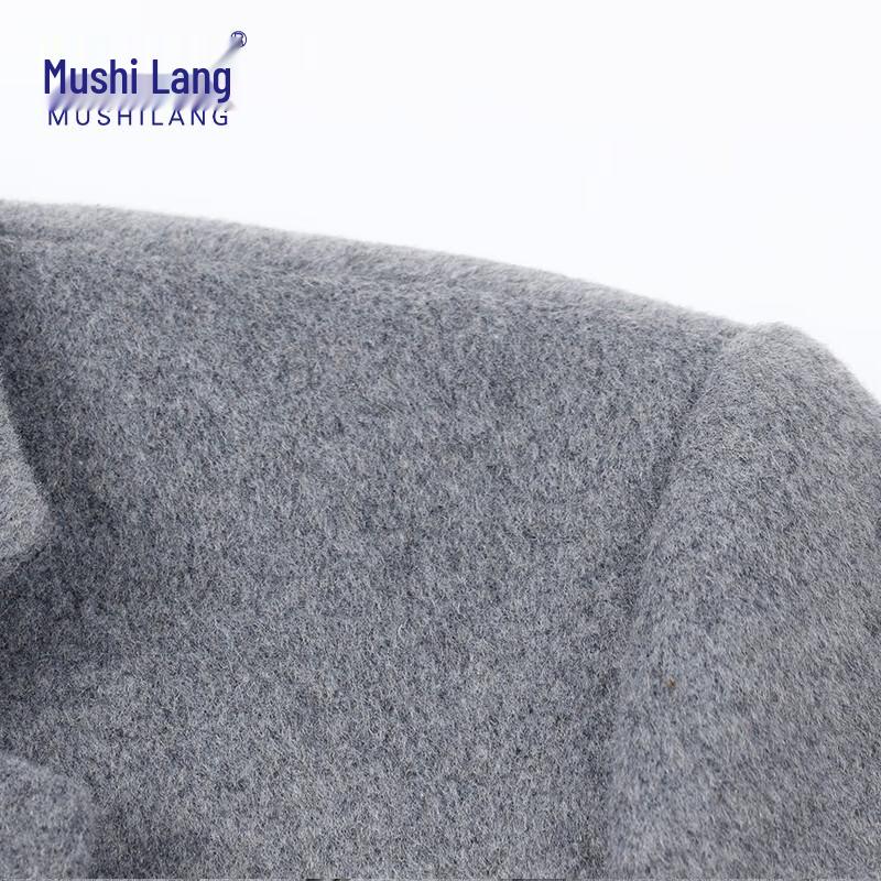 MUSHILANG Men's 55.2% Wool Blend Business Casual Suit Jacket