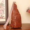 Retro Bag For Women Lightweight And Wear-resistant PU Chest Bag With Large Capacity Womens Chest Bag