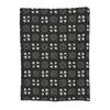 African Bogolan Mudcloth Pattern  Blanket Soft Warm Flannel Throw Blanket Bedding for Bed Living room Picnic Travel Home Sofa