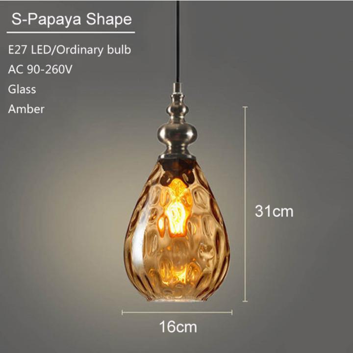 Modern Creative European Water Wave Glass Chandelier LED E27 Living Room Dining Room Kitchen Cafe Interior Lighting Fixture