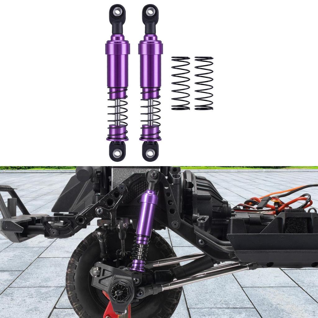 2 Pieces 1/10 RC Car Shock Absorber Damper Accessory Metal Spring,Spare Parts,for Trucks,Vehicles