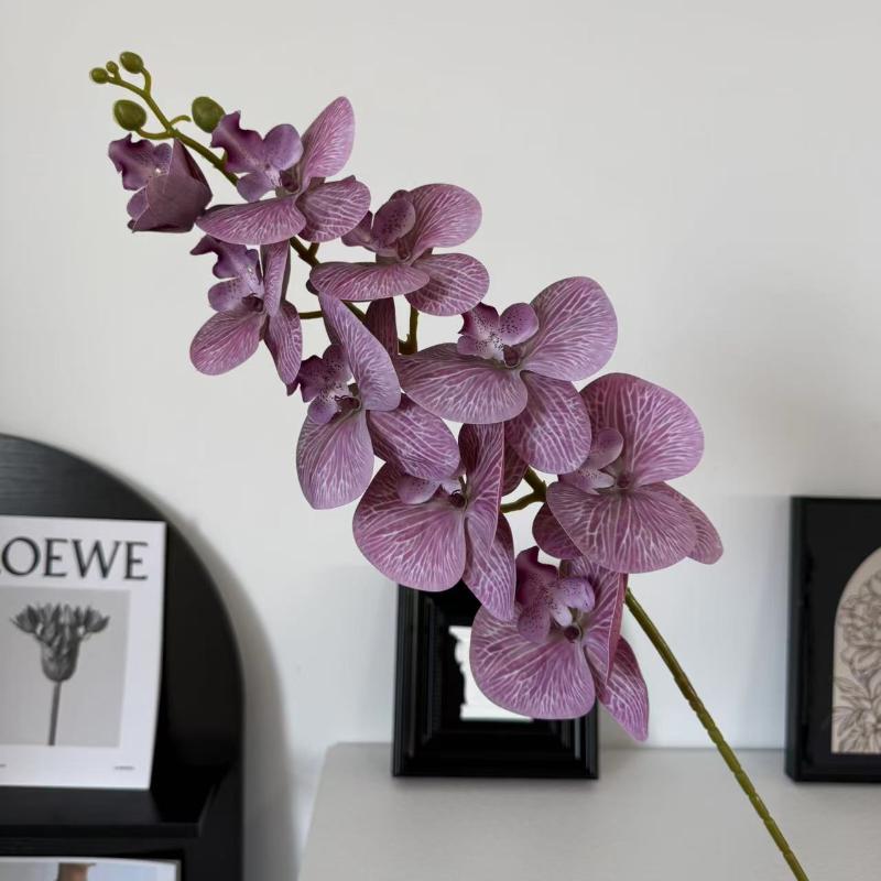 Künstliche Schmetterlingsorchidee Kunstblumen für Heimdeko Wohnzimmer Hotel Fenster Hochzeitsarrangement