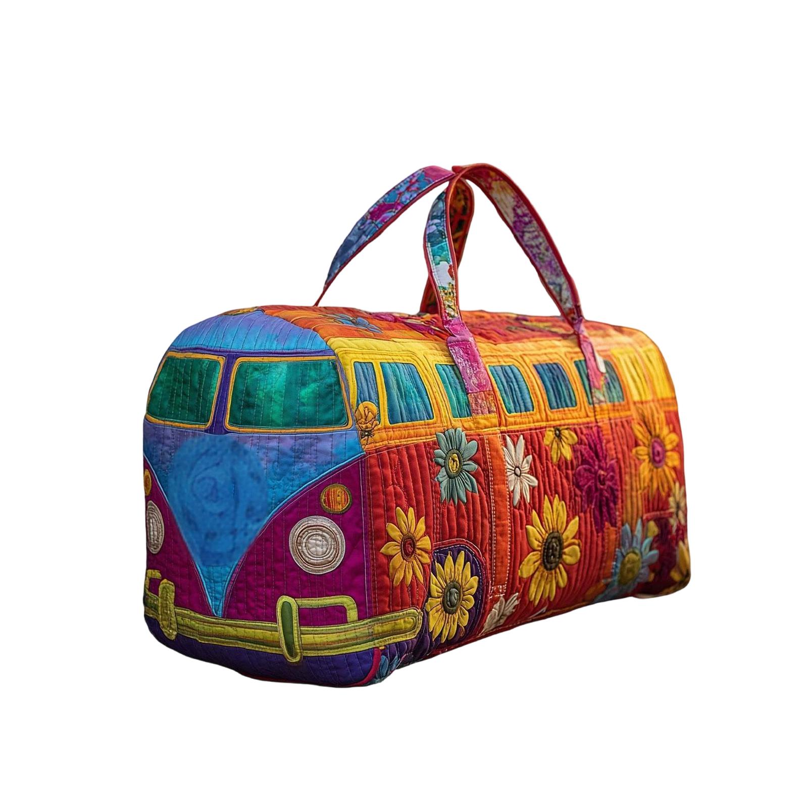 Gesteppte Reisetasche, Multifunktionale Sport- und Fitnesstasche One Size blue