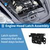Hood Latch Assembly for Jeep Compass MP 2017-2019 Engine Hood Latch Lock Release No.68248965AD 1 Pcs
