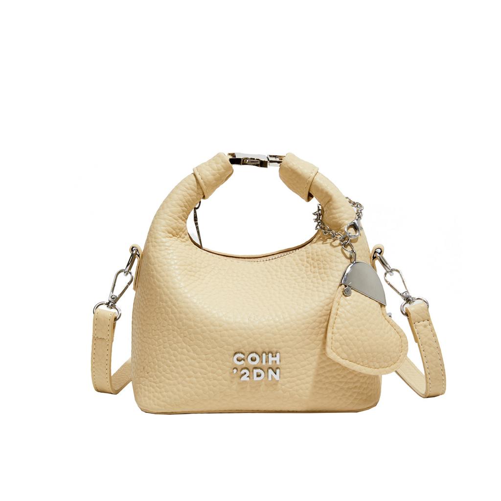 Niche Design Temperament Fashionable Lychee Pattern Wrist Bag Versatile High Sense Commuter Messenger Bag