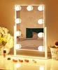 LONGSHINING Actress Makeup Tabletop Hollywood 30cm Wide X 6cm Long X 36cm Lighting 10x 9 LED Adjustable USB Powered Mirror, Mirror, Mirror, High,