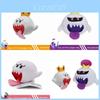 Super Mario Ghost Plush Toy With Crown And Gem For Halloween Decor Collectible