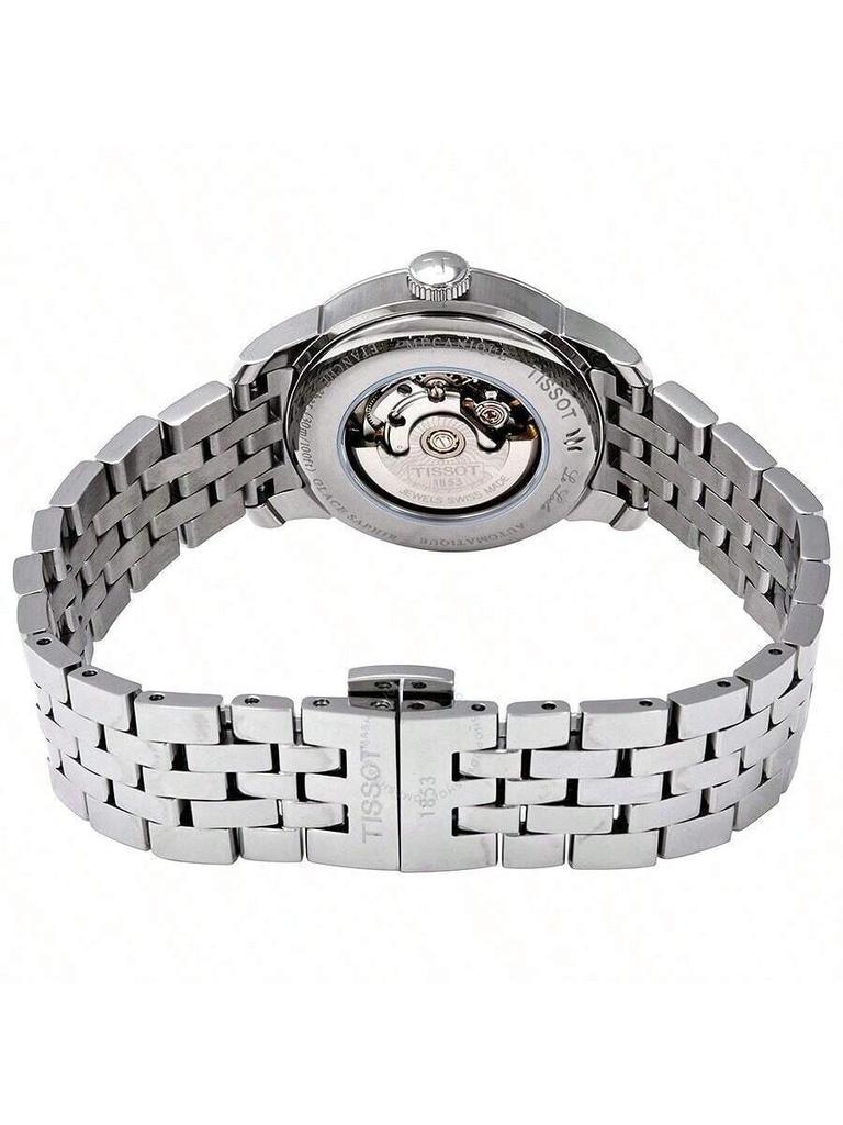 Tissot Le Locle Serie Automatik-Mechanikwerk, 30m wasserdichte Damenuhr, Schweizer, 29mm schwarzes Zifferblatt, Edelstahl T006.207.11.126.00
