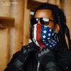 Red White Blue American Flag Outdoor Face Mask by IndieRidge Microfiber Polyester Multifunctional Seamless Headwear & "Old Glory" -