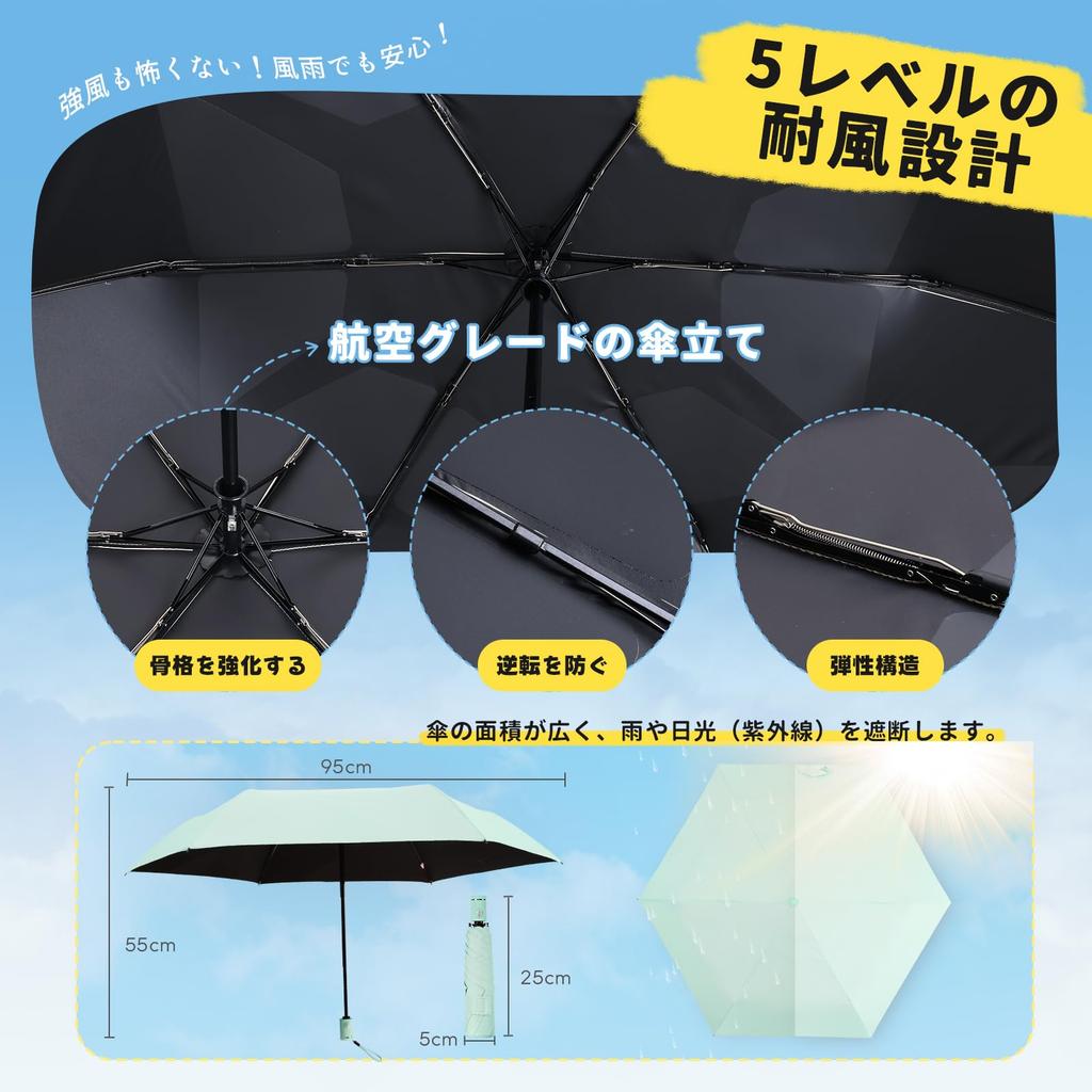 This parasol folds in 5 perfect for both sunny and rainy weighing just it offers UV complete light and heat It also features automatic opening and and