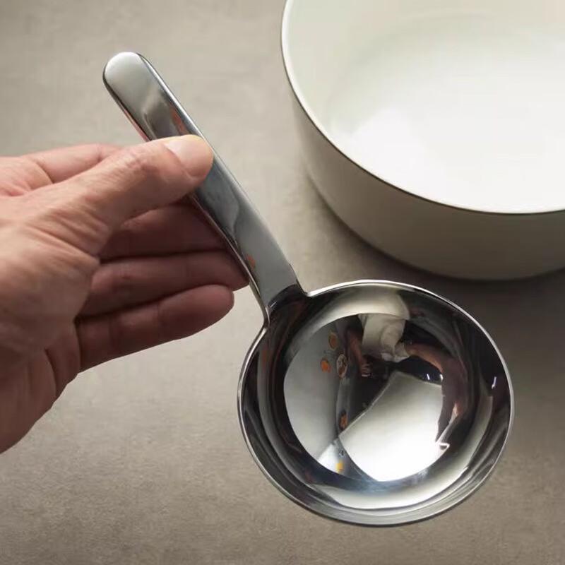 304 Stainless Steel Large Round Spoon