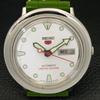 USED VINTAGE SEIKO 5 AUTOMATIC 7006A JAPAN MENS WHITE COLOR DIAL WATCH a433850-2