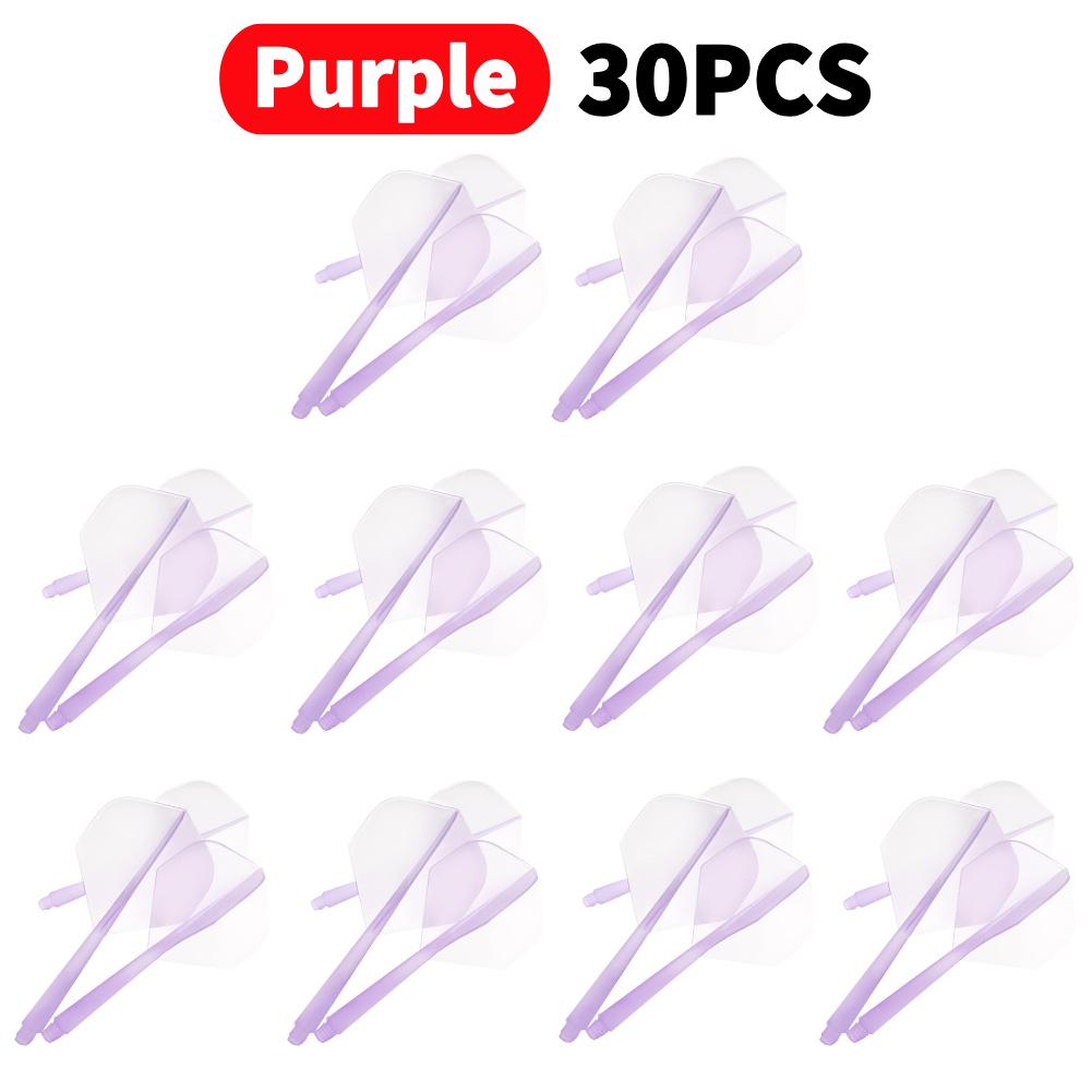 3-30Pcs 2BA Darts Tail Durable Anti-fall Darts Flights Transparent Plastic Darts Shafts Dart Throwing Entertainment Games