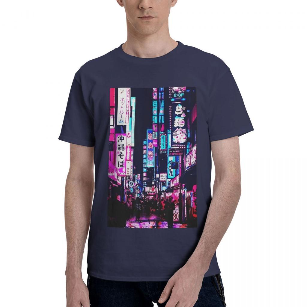 Tokyo Japan 100 Cotton Casual Breathable Confortable Manga Funny Ugus TShirts Clothes Men