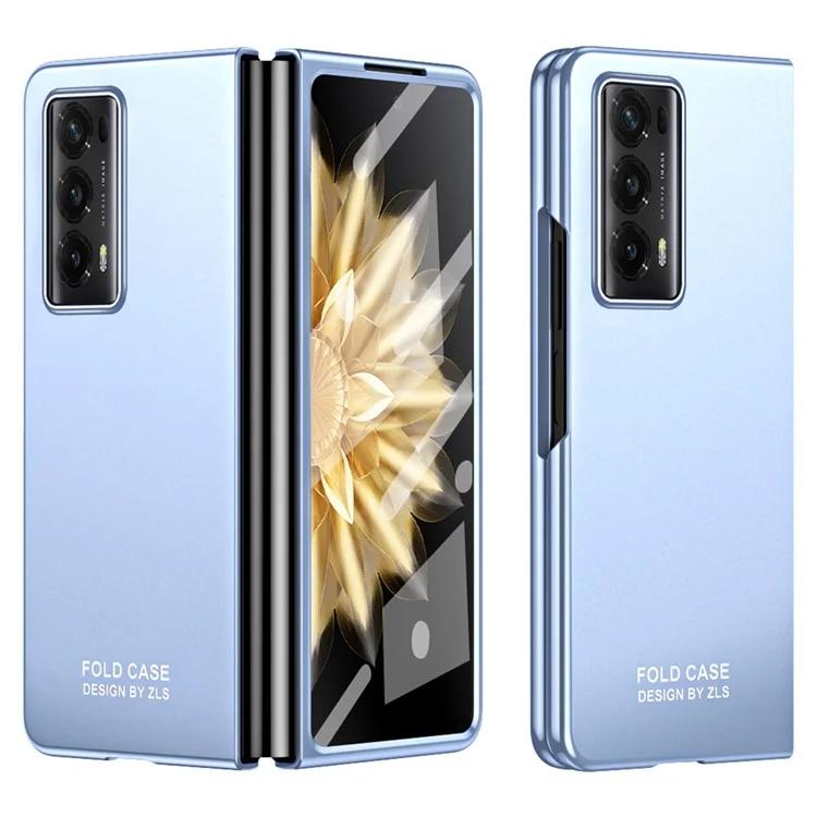 

For Honor Magic Vs2 5G Case Hard PC Matte Phone Cover with Tempered Glass Film