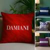 Italian Gorgeous D-Damiani Pillow Case Plush Fabric Soft Double Sided Print Sofa Cushion Cover Throw Pillow Covers