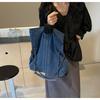 New Denim Bag for Women, Large Capacity Commuting Fashi Tote Bag, Chain Strap Shoulder Crossbody Bag