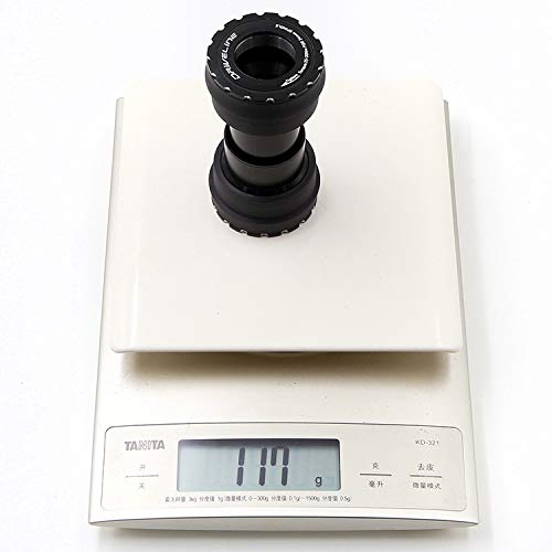 Driveline Bicycle Lightweight Bottom Bracket Set for Road Bikes, Shimano BB30 68mm, BB30 To 24 (BB4224)