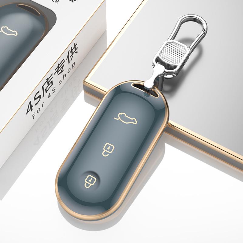 Huawei Aito New M7 Key Shell M5 Unisex Car Key Case with Buckle Decoration