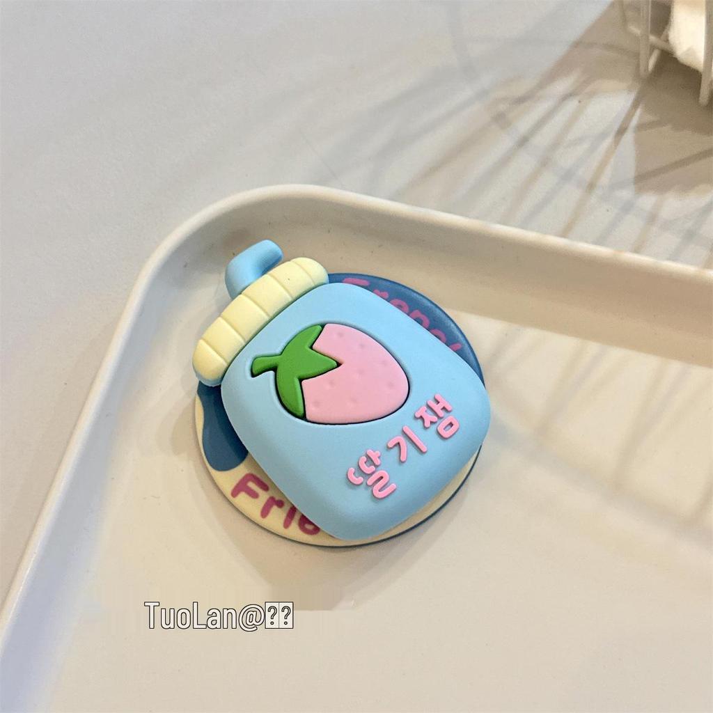 Korean 3D Cartoon Heart Silicone MagSafe Airbag Stand