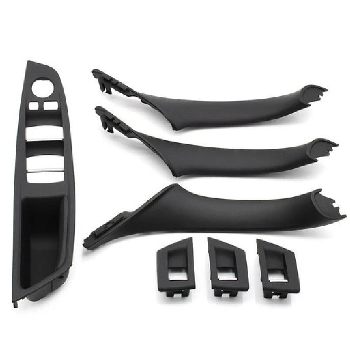 7PCS Inner Door Panel Handle Pull Trim Cover Set for BMW 5 Series F10 F11 550i