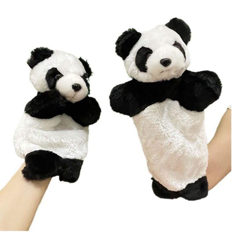 

Large & Small Animal Hand Puppet Plush Finger Dolls - Teddy Bear Large 40cm, Small 26cm