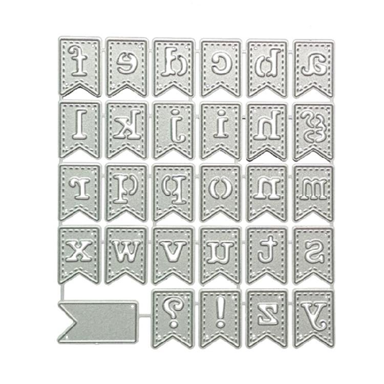 

Metal Cutting Die 3D Alphabet Cutting Dies for DIY Scrapbooking Photo Decor 1