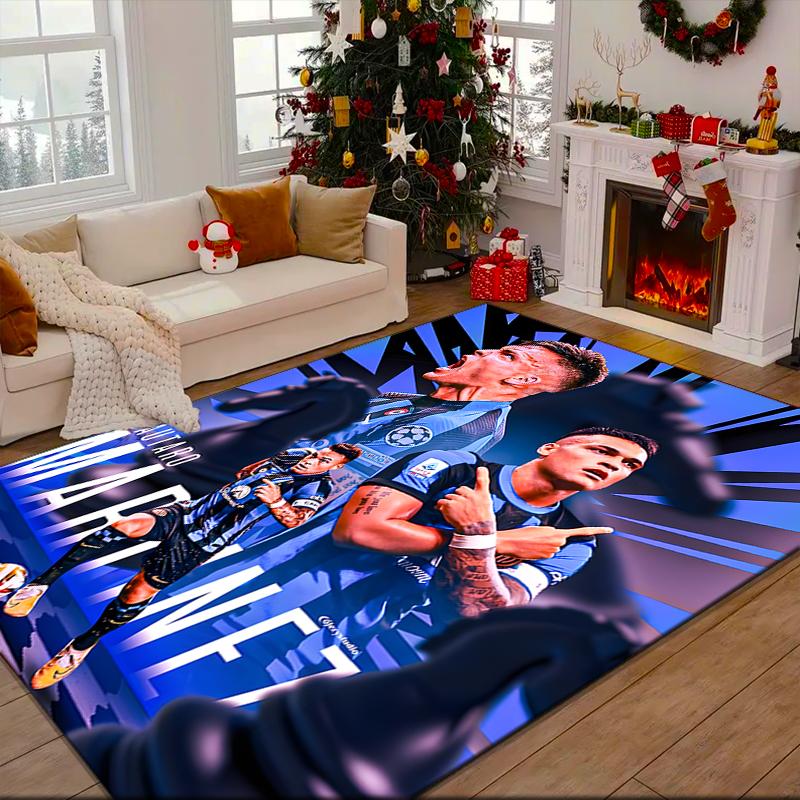 1 Stück Energie-Stil im Sport Martinez Teppich Spielteppich, Fußmatte für Schlafzimmer Wohnzimmer Eingangsbereich Teppich, Heimdeko-Idee Geschenk für Weihnachten Geburtstag