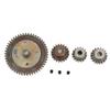 RC Car Gear Set 50T Metal Main Gear and 21T 19T 17T Pinion RC Replacement Gear Combo for Arrma Typhon 1 8 RC Cars