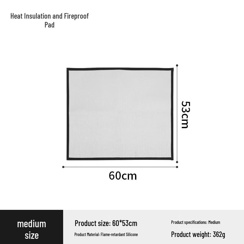 OEING Outdoor Silicone Grill & Fire Pit Mat