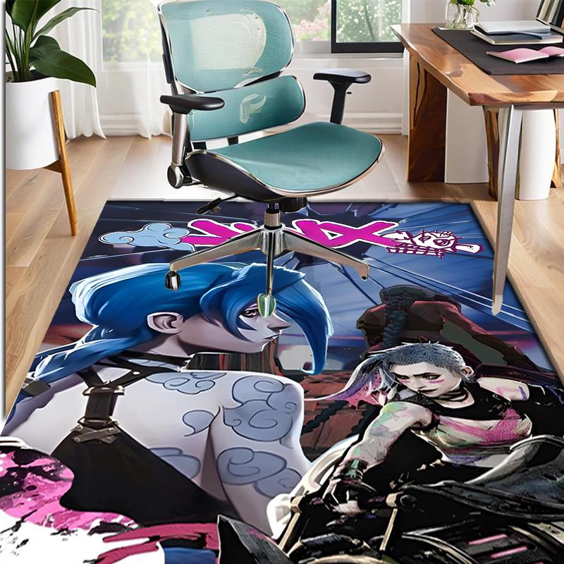 Jinx Pattern Rug, Indoor/Outdoor Mat, for Picnic, Gameroom, Bedroom, Office, Living Room, Home Decor Carpet, Birthday Gift
